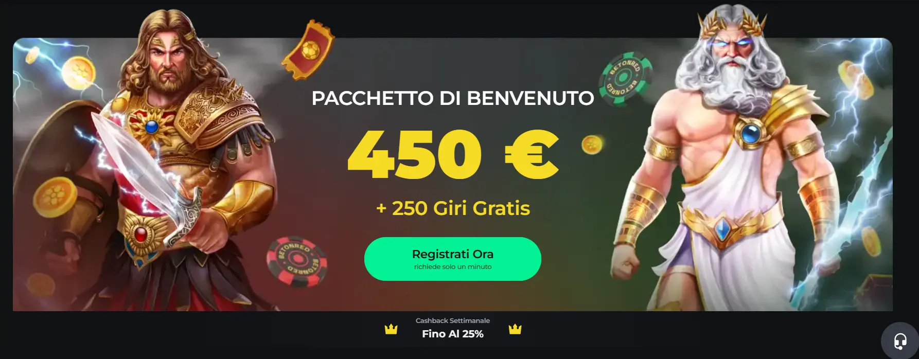 Bonus di benvenuto